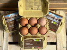 Load image into Gallery viewer, Organic Free Range Eggs Medium Half Dozen For Delivery Week Commencing 25th November 2024
