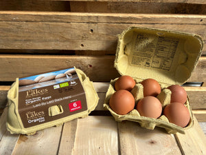 Organic Free Range Eggs Medium Half Dozen For Delivery Week Commencing 25th November 2024