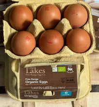 Load image into Gallery viewer, Organic Free Range Eggs Large Half Dozen For Delivery Week Commencing 21st October 2024
