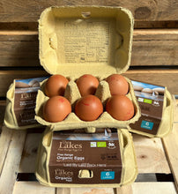 Load image into Gallery viewer, Organic Free Range Eggs Large Half Dozen For Delivery Week Commencing 21st October 2024
