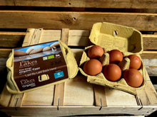 Load image into Gallery viewer, Organic Free Range Eggs Large Half Dozen For Delivery Week Commencing 21st October 2024
