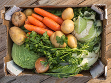 Load image into Gallery viewer, A Fresh Organic Veg Box For Delivery Week Commencing 21st October 2024
